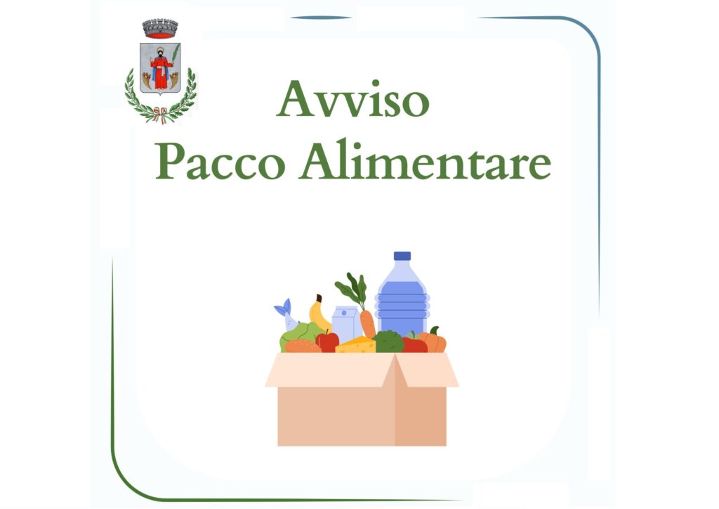 AVVISO PUBBLICO PROGETTO BANCO ALIMENTARE – ANNO 2025 “CONDIVIDERE I BISOGNI PER CONDIVIDERE IL SENSO DELLA VITA”